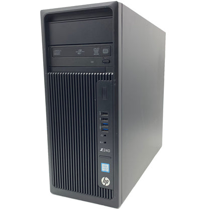 PC Computer Ricondizionato HP Workstation Z240 Tower Intel i7-6700 Ram 16GB SSD 480GB Nvidia Quadro K4200 Freedos
