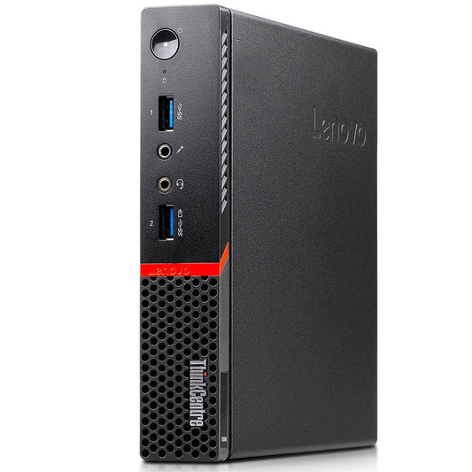 PC Computer Ricondizionato Lenovo ThinkCentre M600 Tiny Intel Celeron N3000 Ram 8GB SSD 240GB SATA Freedos