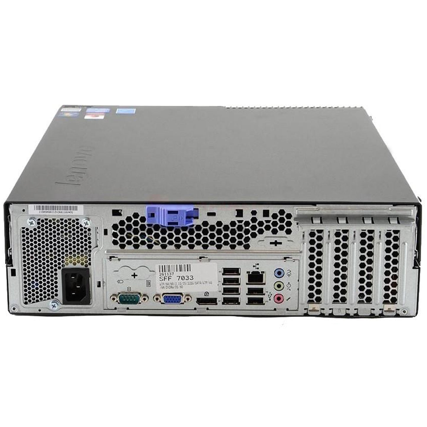 PC Computer Ricondizionato Lenovo ThinkCentre M91p SFF Intel i7-2600 Ram 8GB SSD 240GB DVD-ROM Freedos