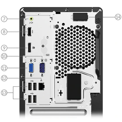 PC Computer Ricondizionato Lenovo V50T Micro Tower Intel i5-10400 Ram 16GB SSD 512GB Freedos