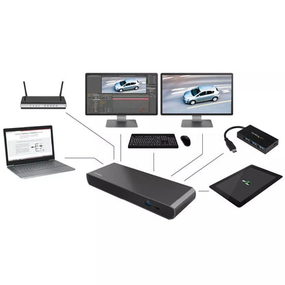 StarTech Thunderbolt 3 Dual-4K Docking Station per Apple Mac - No Accessori